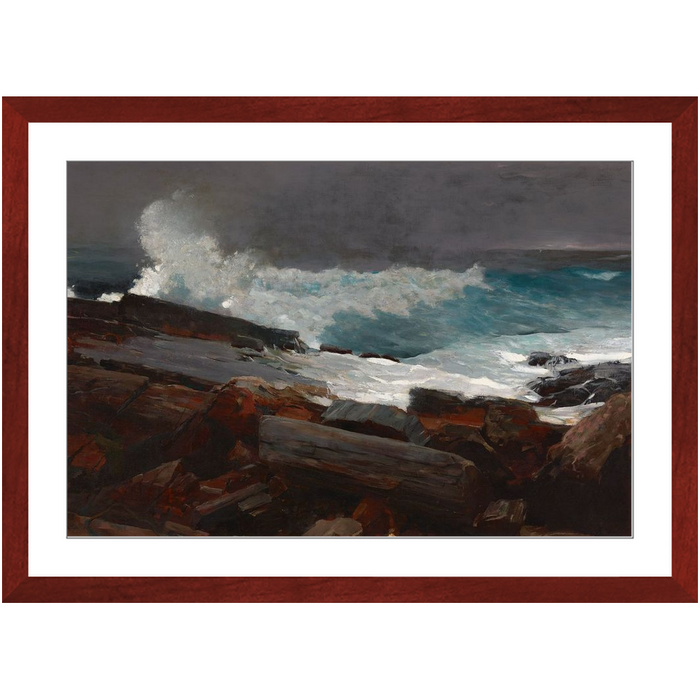 Weatherbeaten by Winslow Homer Premium Framed Print