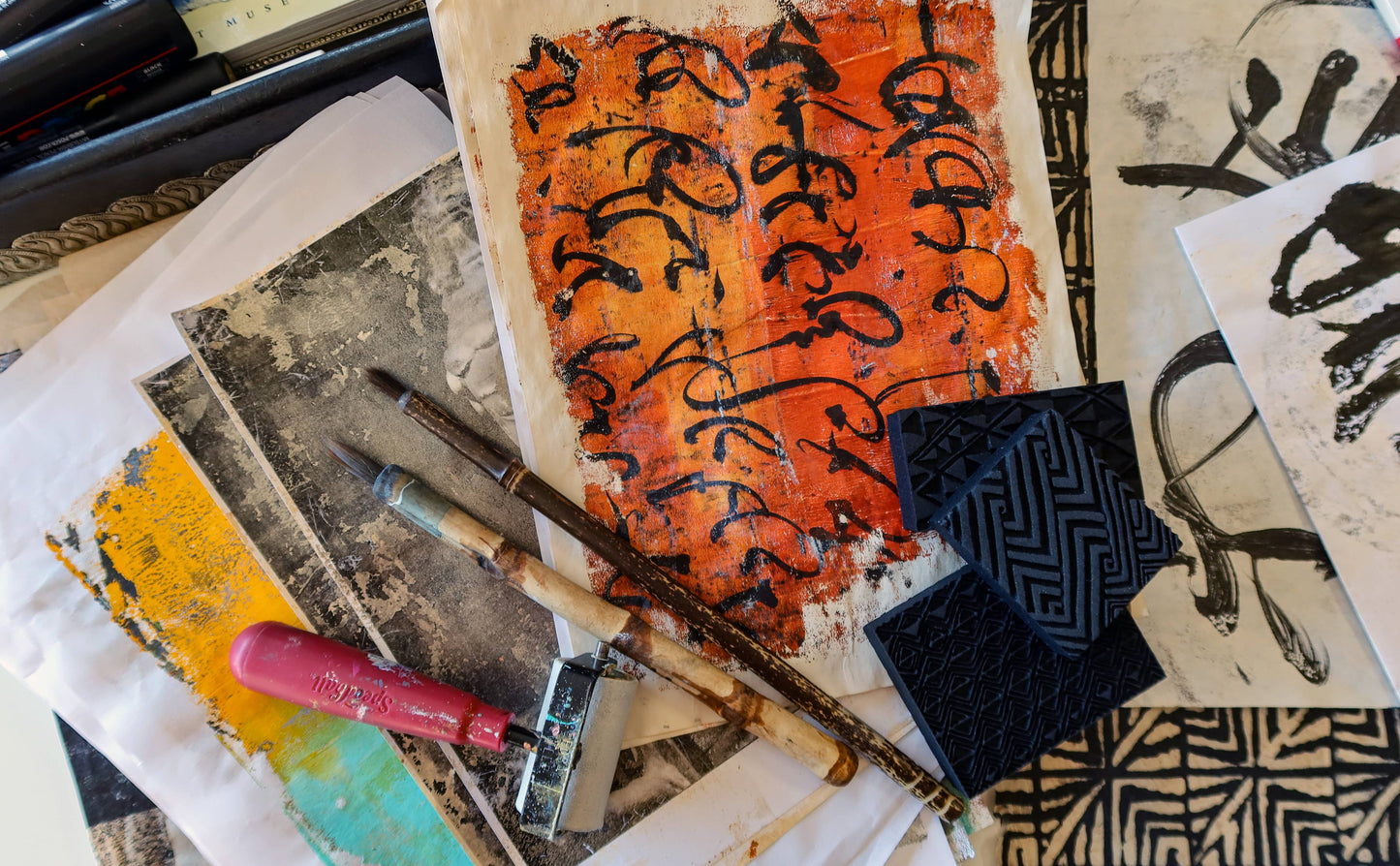 Schiffer Publishing - Gel Plate Printing for Mixed-Media Art - PMA Store at the Portland Museum of Art, Maine