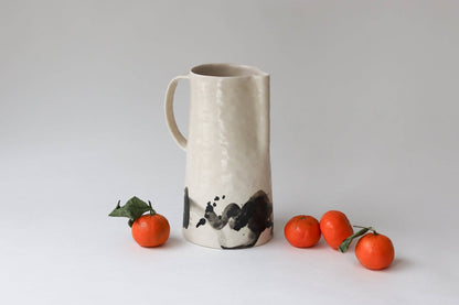 Elizabeth Benotti Ceramics - Splatter Pitcher: Daybreak - PMA Store at the Portland Museum of Art, Maine