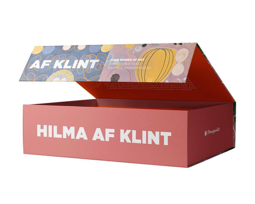 Pomegranate - Hilma af Klint 120-Piece Double-Sided Jigsaw Puzzle Set - PMA Store at the Portland Museum of Art, Maine