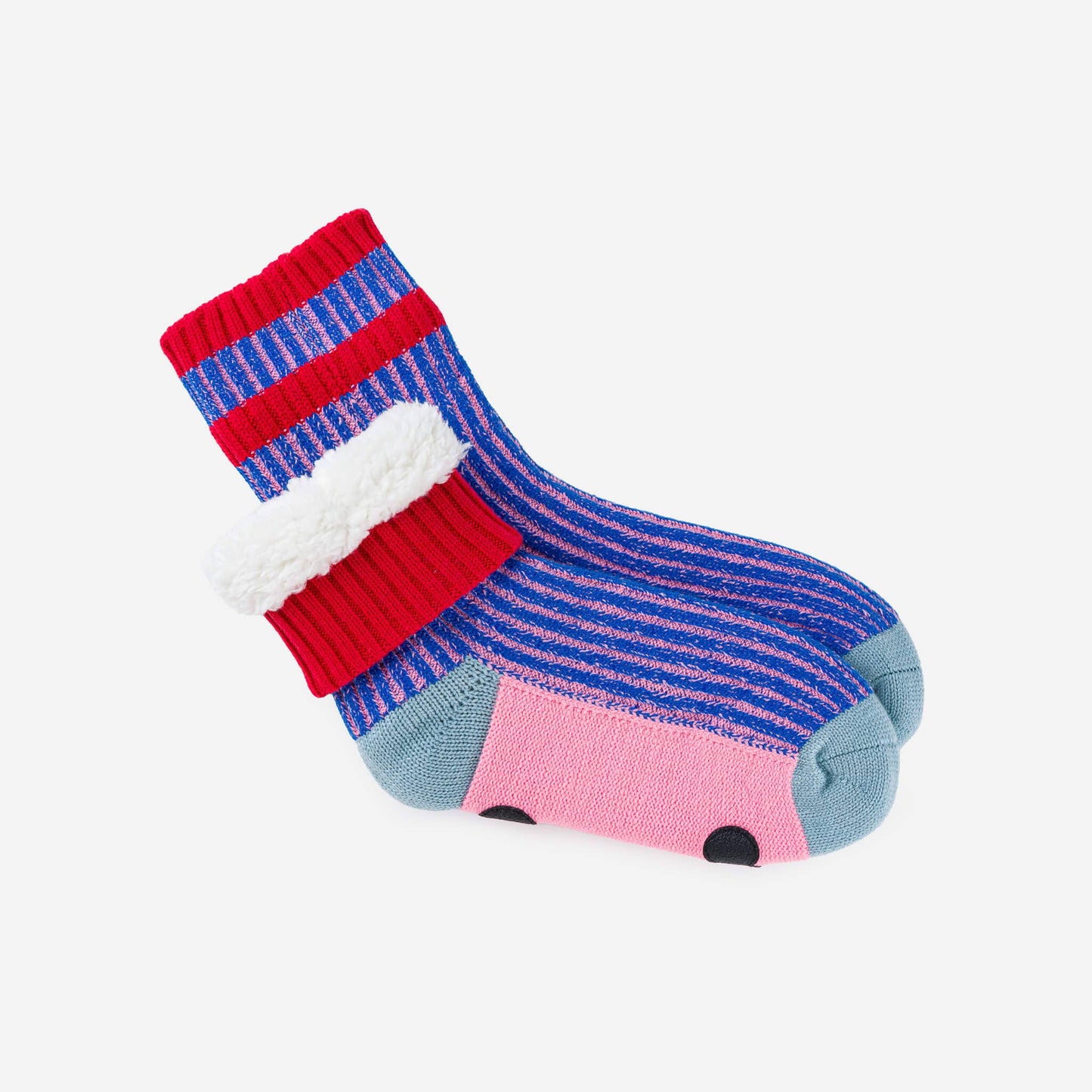 Gym House Socks: Yellow Navy / L/XL - W 9.5-12.5<br>M 8-11 - PMA Store at the Portland Museum of Art, Maine