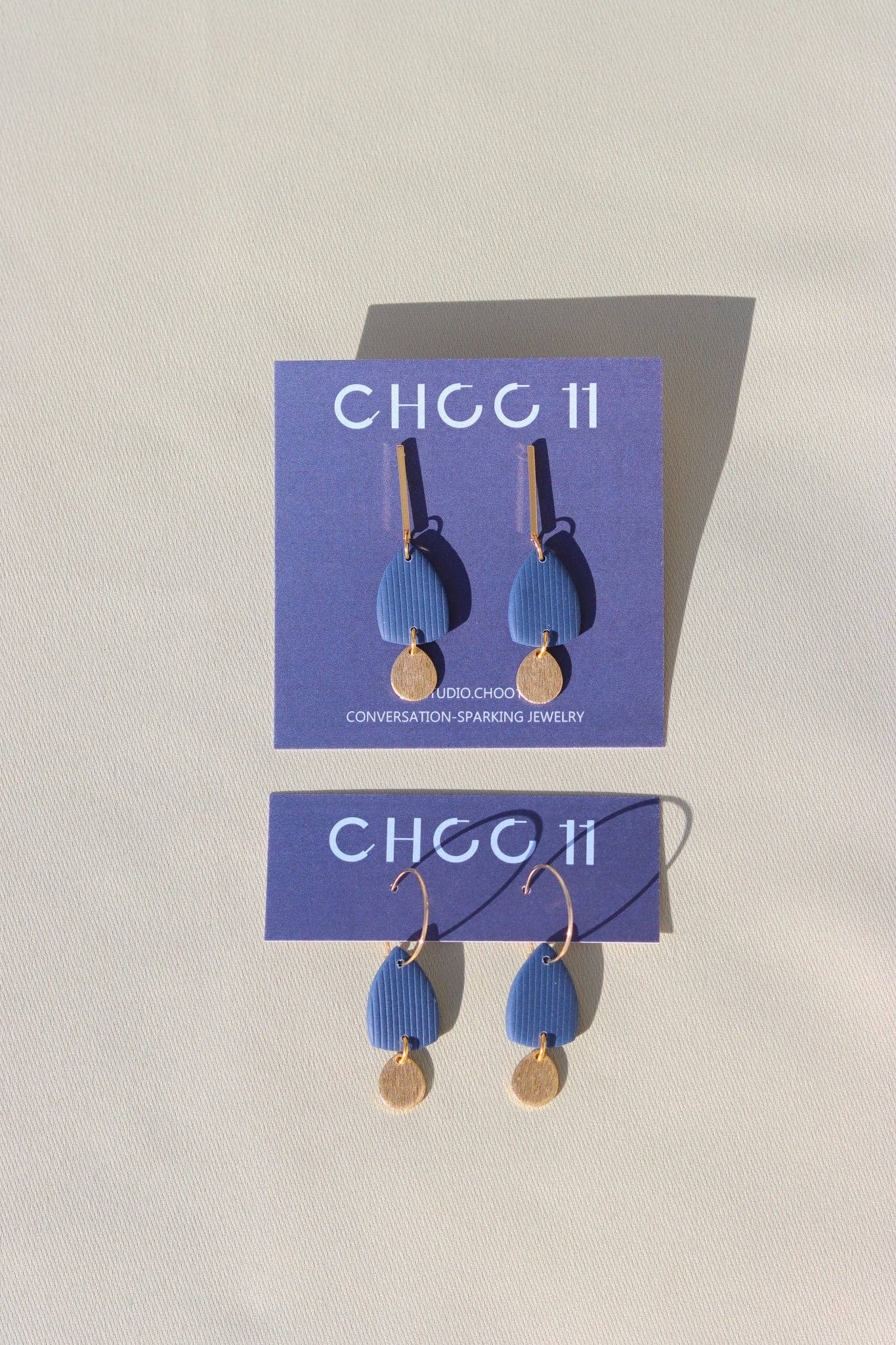BONNIE EARRING: Lavender / Bar posts - PMA Store at the Portland Museum of Art, Maine