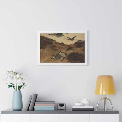 Wild Geese in Flight, 1897 by Winslow Homer Framed Poster - Nature Wall Art for Home Decor - PMA Store at the Portland Museum of Art, Maine