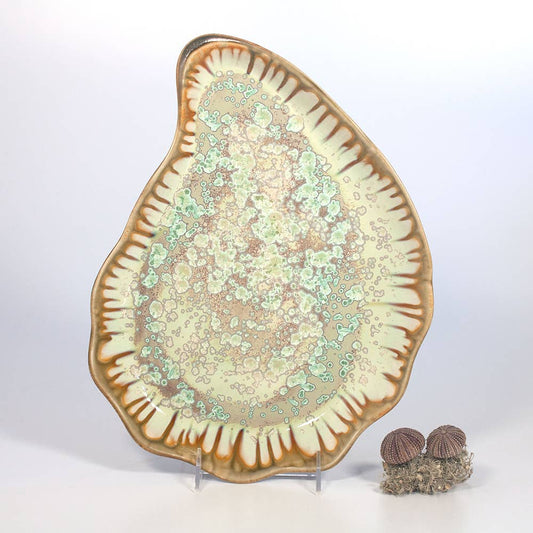 Alison Evans Ceramics - Large Oyster Plate: Abalone & Tortoise