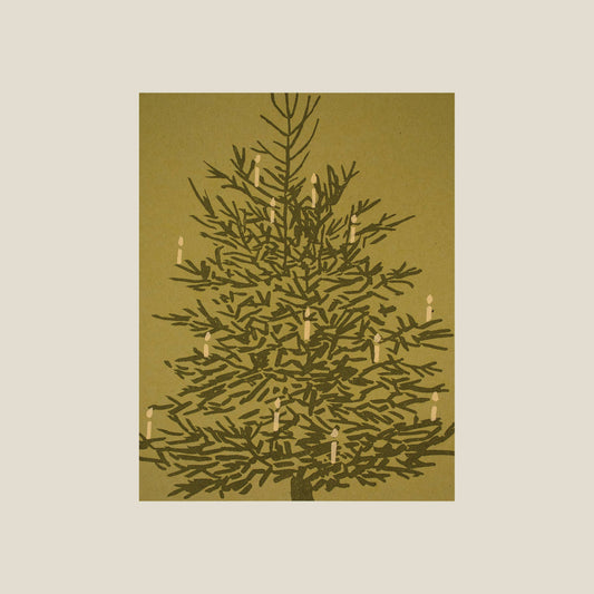 Kinaloon - Christmas tree card - PMA Store at the Portland Museum of Art, Maine