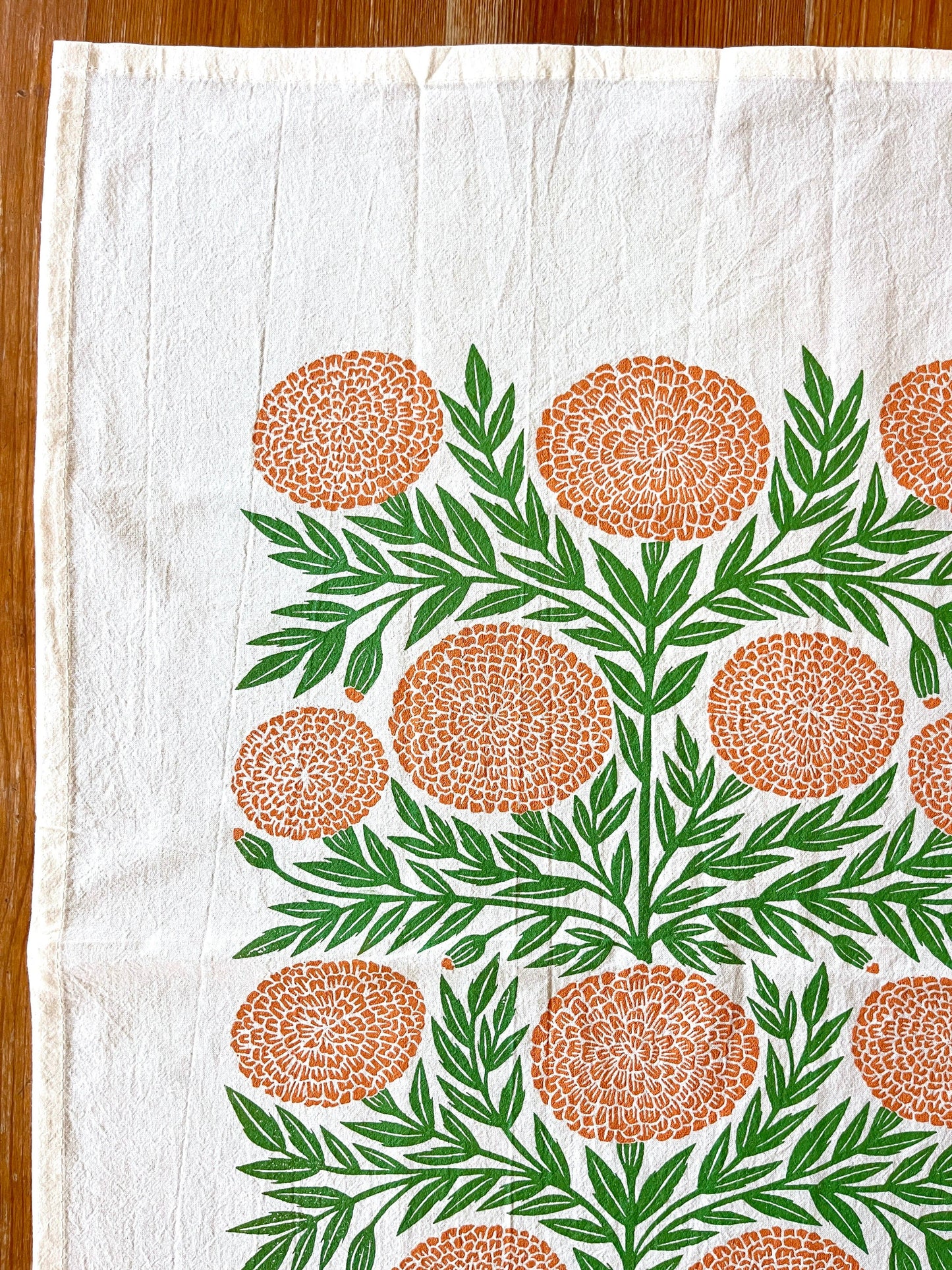 Katharine Watson - Marigold Tea Towel - PMA Store at the Portland Museum of Art, Maine