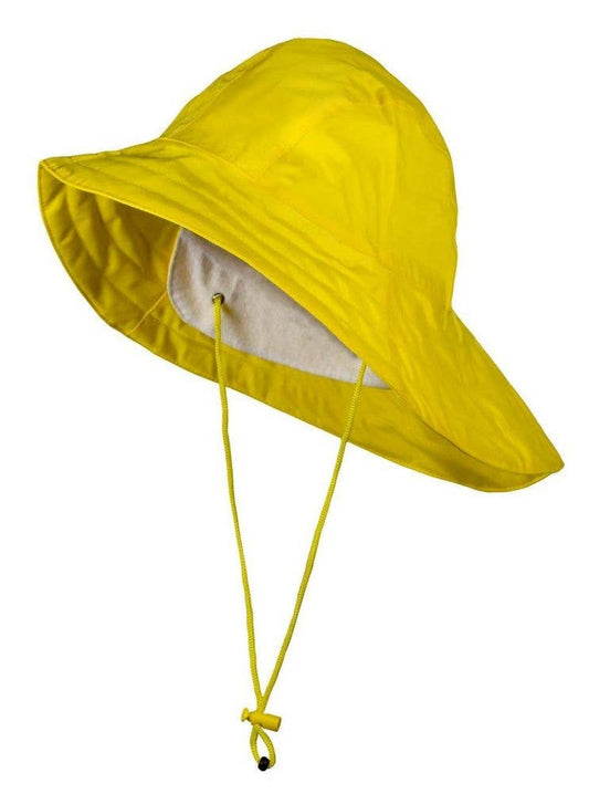 BMS Hamburg - Southwestern rain hat 100% waterproof: Yellow / M - PMA Store at the Portland Museum of Art, Maine