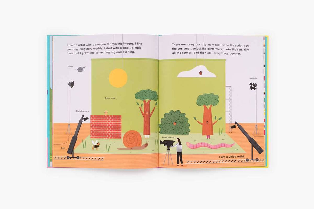 Simon & Schuster - I Am an Artist (Books for Kids, Art for Kids, Art Book) by Doro Globus: Hardcover; 40 pages / English - PMA Store at the Portland Museum of Art, Maine