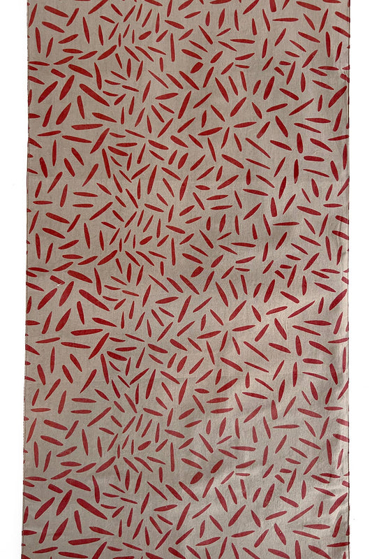 Table Runner: Widget Brick/Greige - PMA Store at the Portland Museum of Art, Maine