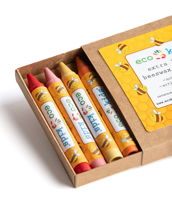 beeswax crayons - extra large - case: Without display / without 12 jumbo pencil sharpeners