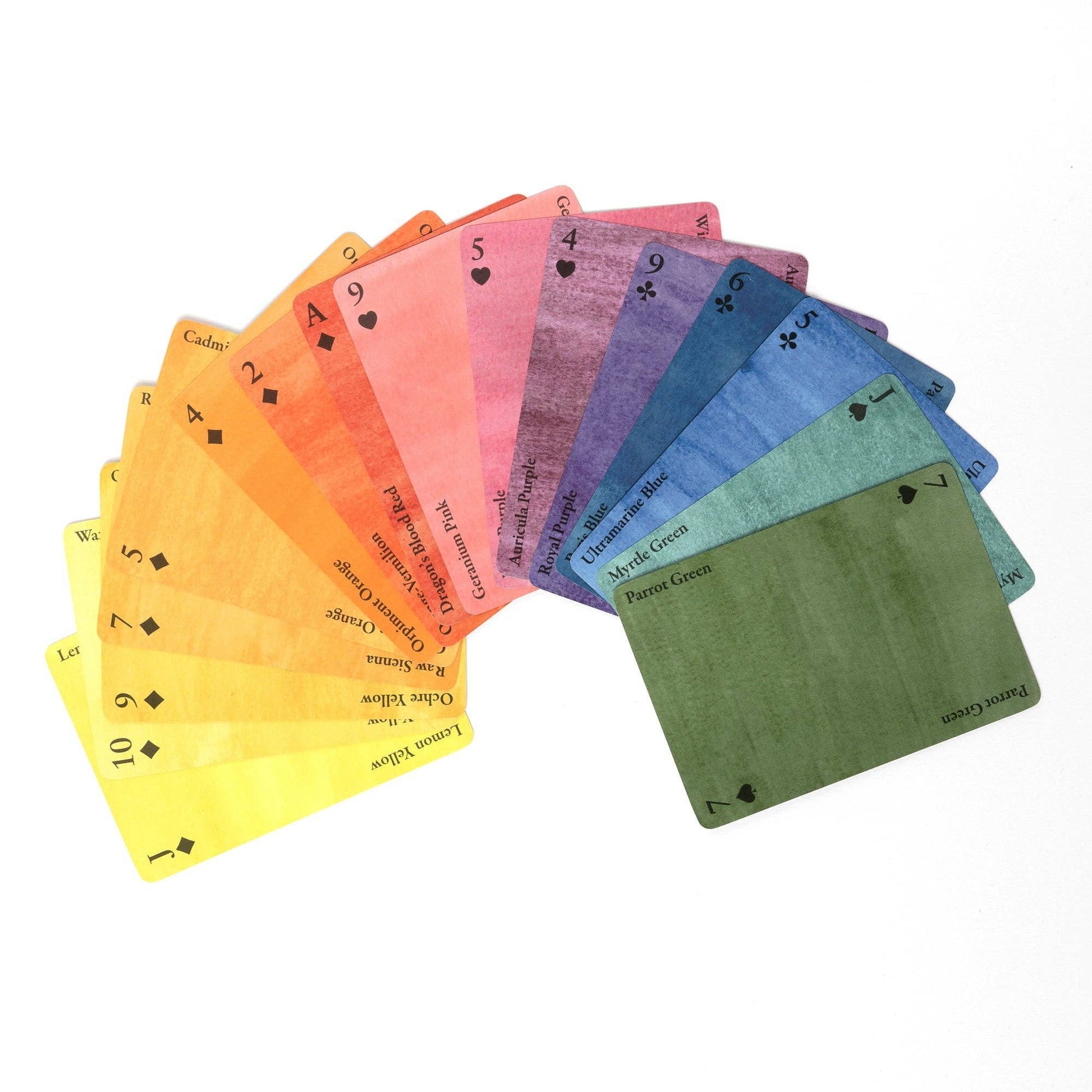 Roomytown Inc - Nomenclature of Colours Single Playing Card Deck - PMA Store at the Portland Museum of Art, Maine