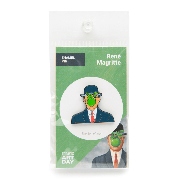 Today is Art Day - Pin - Son of Man - Magritte - PMA Store at the Portland Museum of Art, Maine