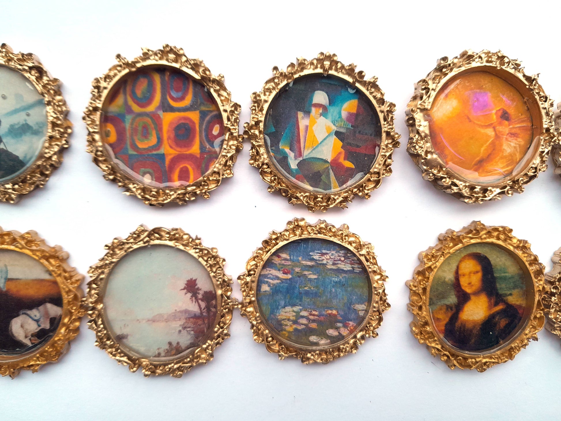 SUPERAWWWSOME - Miniature Artwork Mini Dollhouse Painting fancy frame Magnet - PMA Store at the Portland Museum of Art, Maine