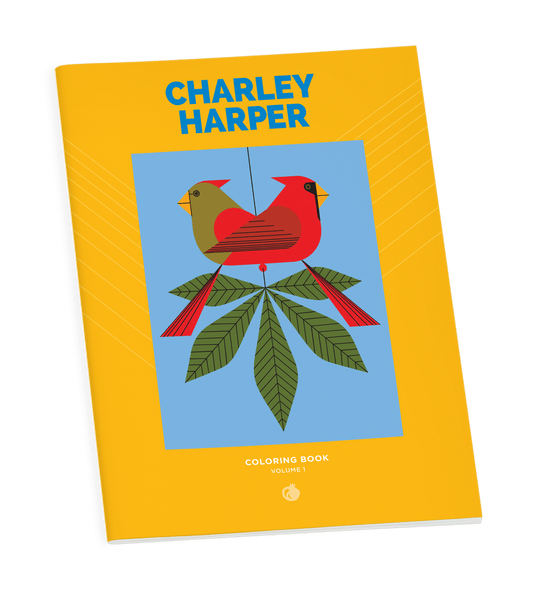 Pomegranate - Charley Harper: Volume 1 Coloring Book - PMA Store at the Portland Museum of Art, Maine