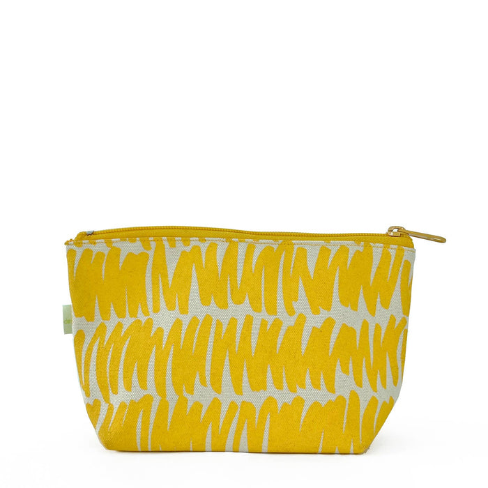 See Design - Travel Pouch Small: Grasses Orange/Yellow