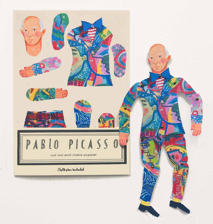 Picasso Cut and Make Paper Puppet - PMA Store at the Portland Museum of Art, Maine
