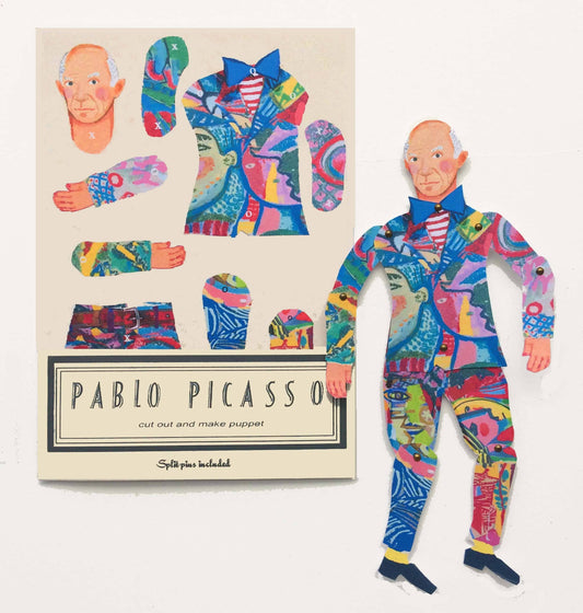 Picasso Cut and Make Paper Puppet - PMA Store at the Portland Museum of Art, Maine