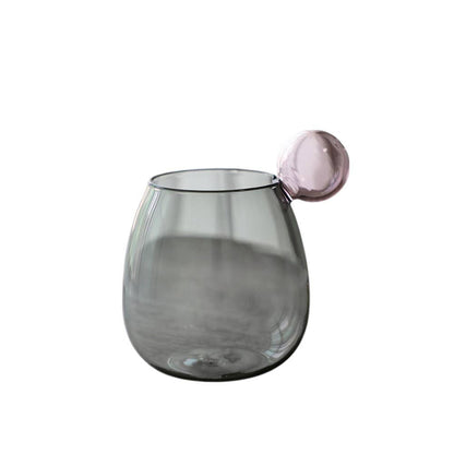 Colorful Creative Glass Mug Coffee Cup: Pink - PMA Store at the Portland Museum of Art, Maine