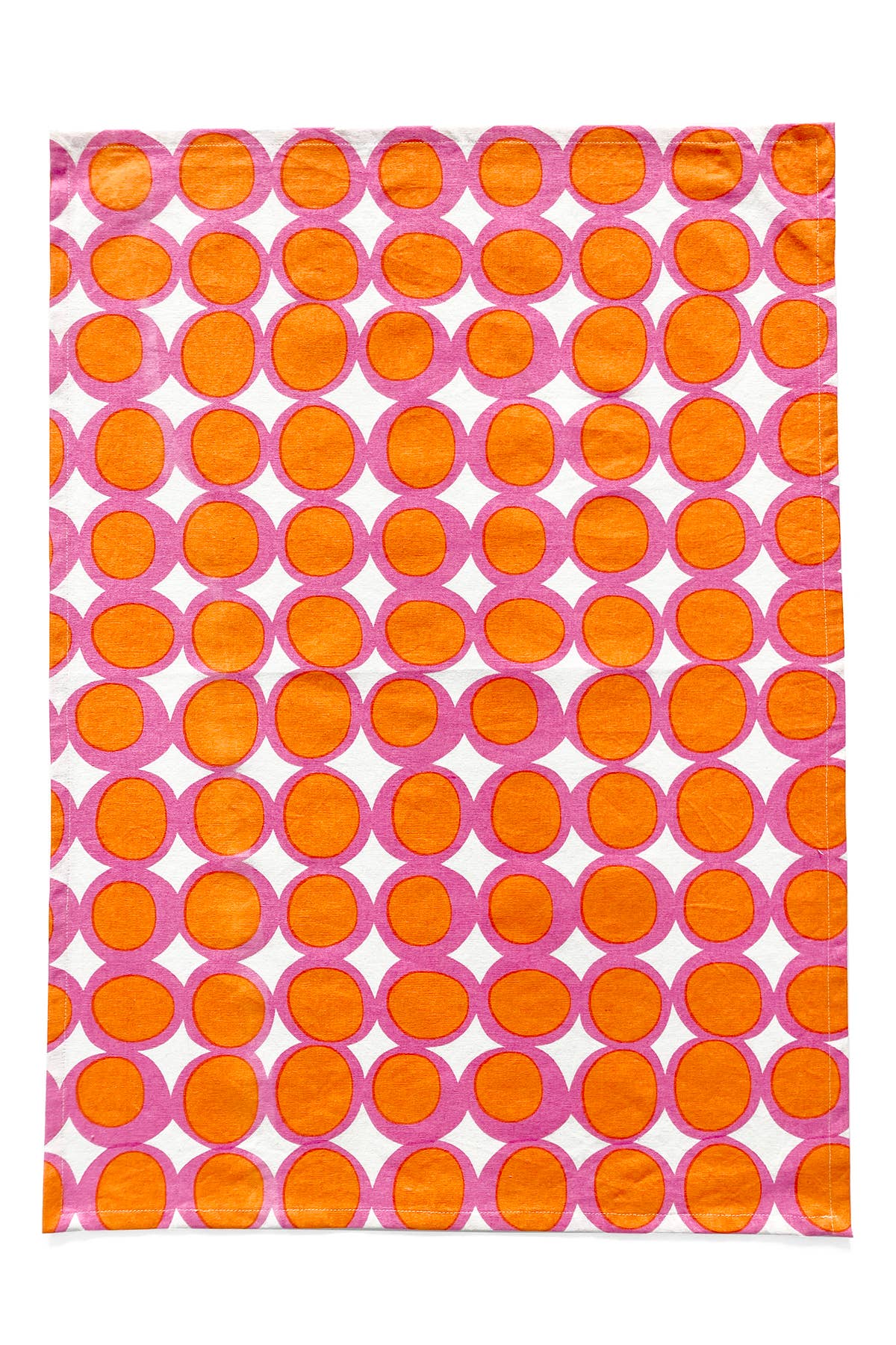 See Design - Tea Towels (Set of 2): Small Totem Aqua/Citron - PMA Store at the Portland Museum of Art, Maine