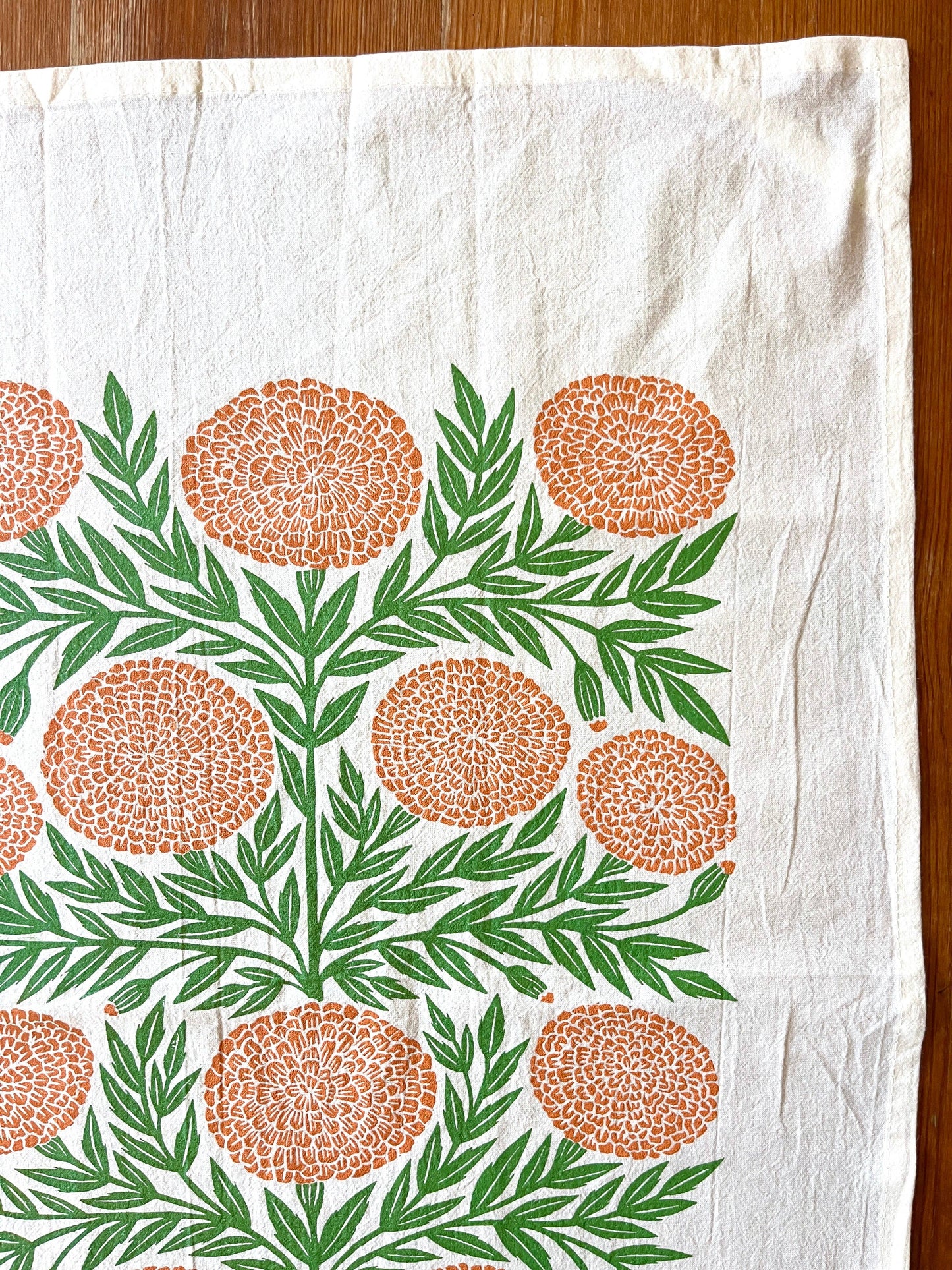 Katharine Watson - Marigold Tea Towel - PMA Store at the Portland Museum of Art, Maine