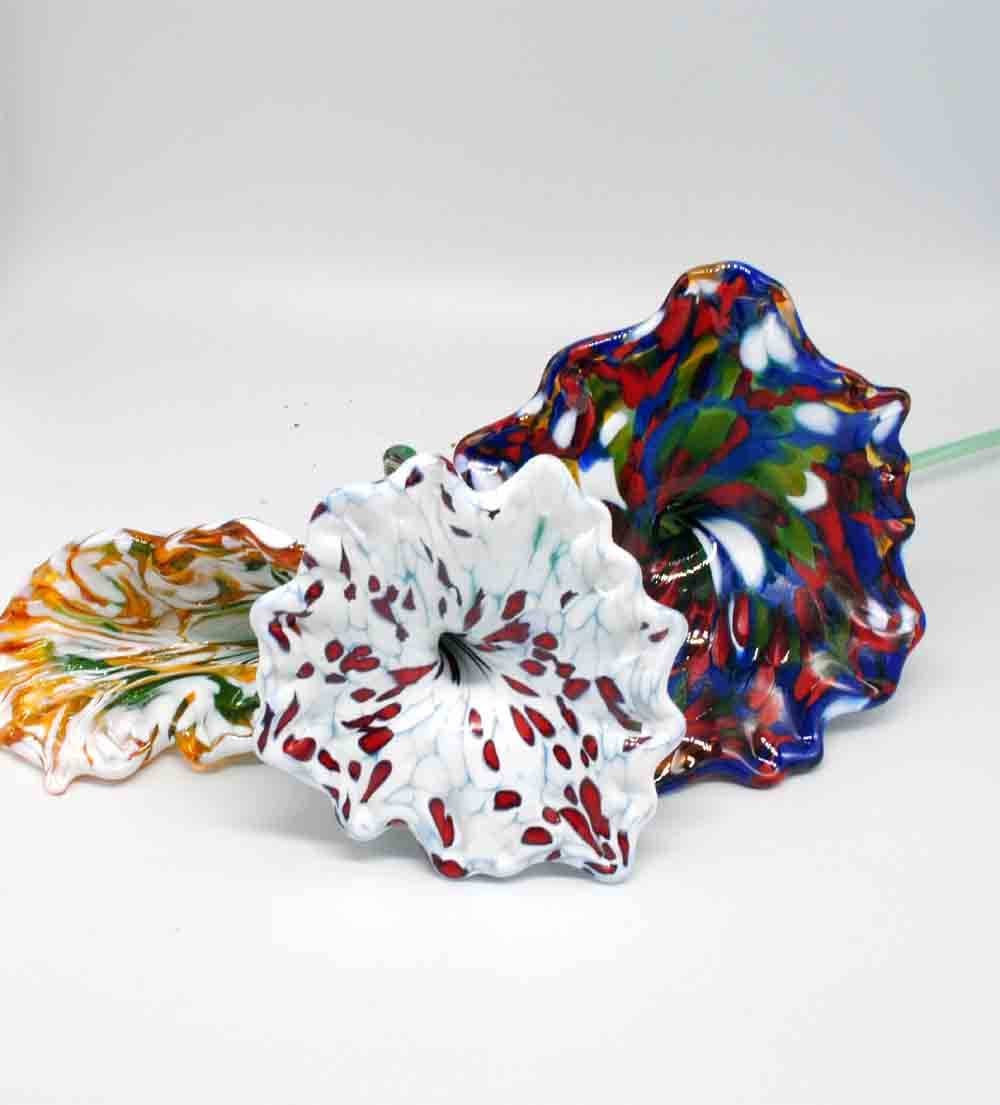 WGK Glass Art Inc - Flower with Long Stem - PMA Store at the Portland Museum of Art, Maine