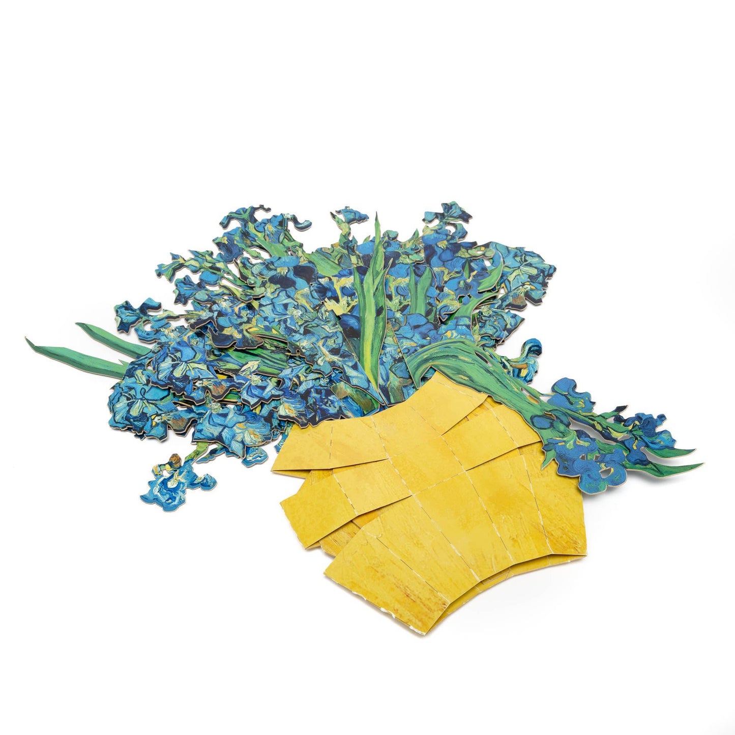 Today is Art Day - Vincent van Gogh - Vase of Irises - Paper Bouquet - PMA Store at the Portland Museum of Art, Maine