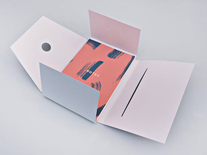 Burnt Peach Shadow Brush Lay Flat Notebook - PMA Store at the Portland Museum of Art, Maine
