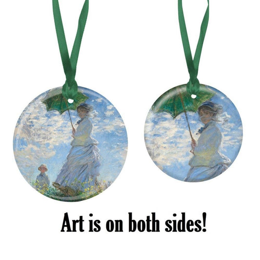 Monet "Woman with Parasol" Keepsake Ornament - PMA Store at the Portland Museum of Art, Maine