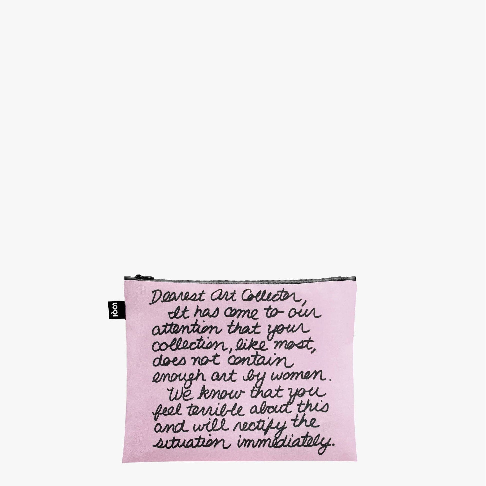 GUERRILLA GIRLS Recycled Zip Pockets - PMA Store at the Portland Museum of Art, Maine