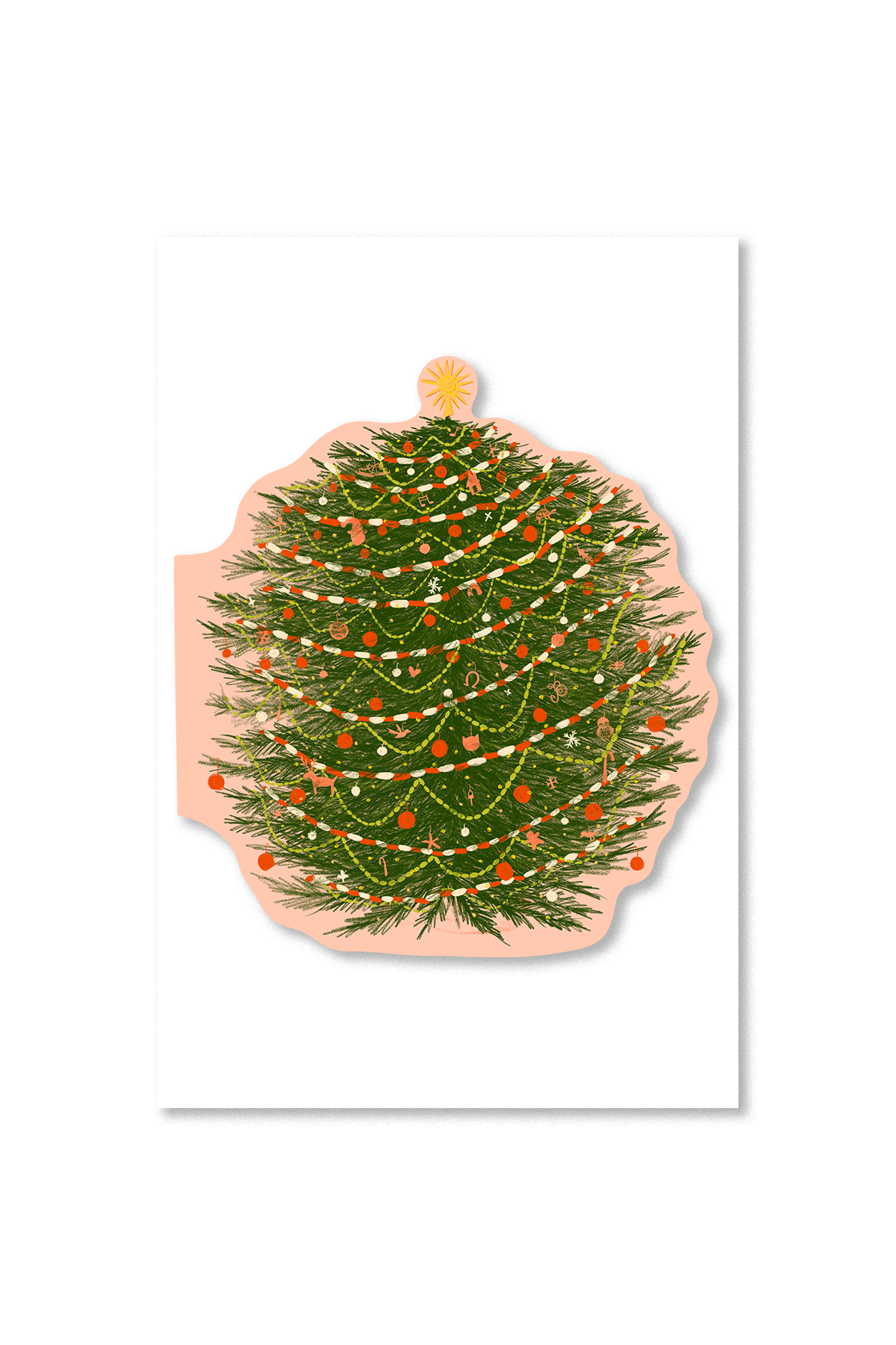 Avery Reed - Christmas Tree Personality Test Greeting Card Set | Set of 6