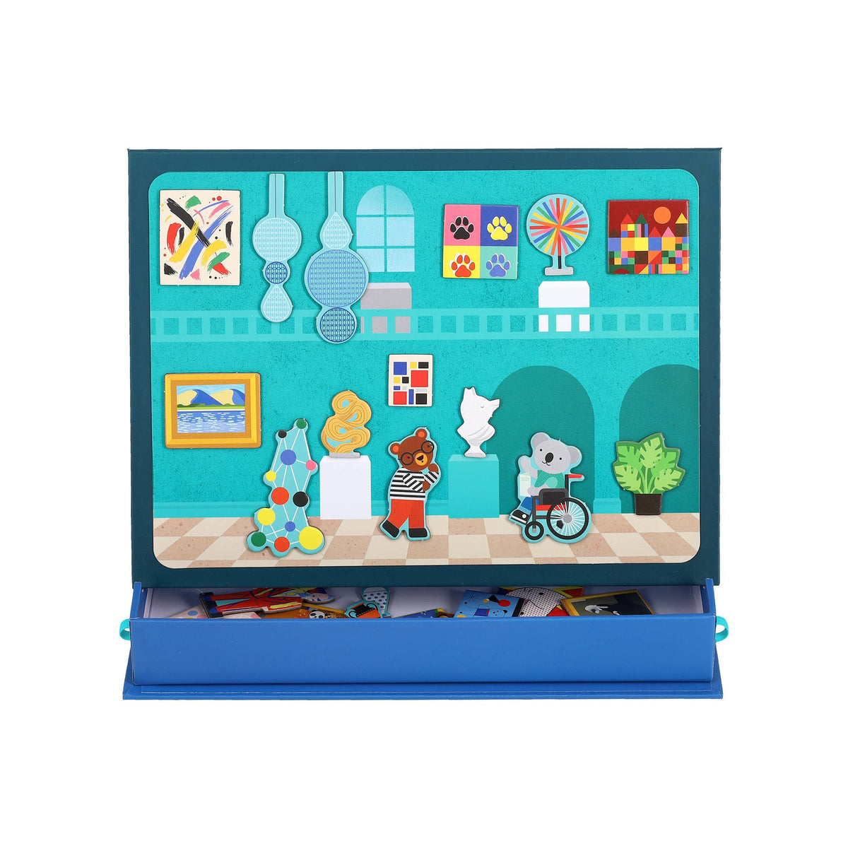 Chronicle Books - My Museum Magnetic Play Scene - PMA Store at the Portland Museum of Art, Maine
