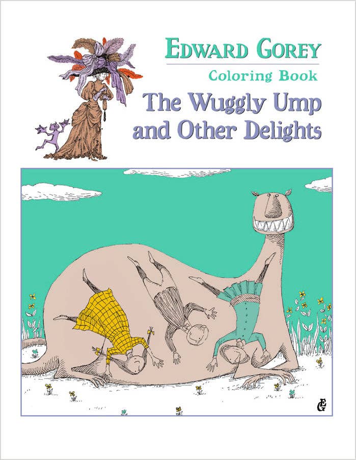 Pomegranate - Edward Gorey: The Wuggly Ump and Other Delights Coloring Book - PMA Store at the Portland Museum of Art, Maine