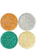 Xenia Taler - Terrazzo Side Plates Assorted - Set of 4: Ship inside gift box - PMA Store at the Portland Museum of Art, Maine