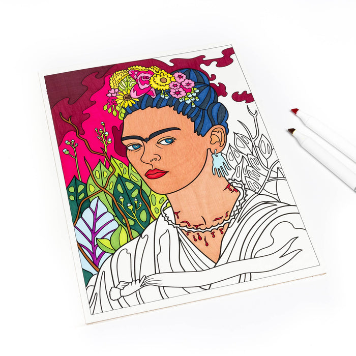 Today is Art Day - Coloring Book - Frida Kahlo