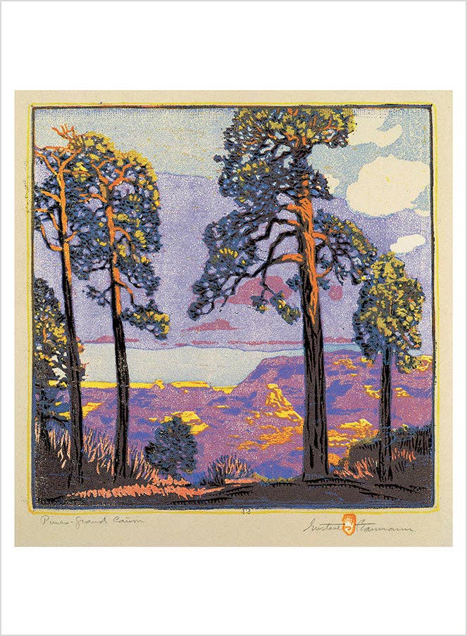 Pomegranate - The Woodblock Prints of Gustave Baumann Book of Postcards - PMA Store at the Portland Museum of Art, Maine