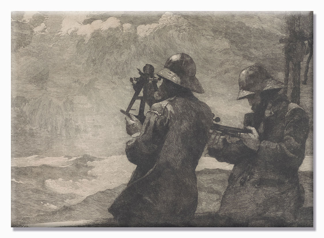 Homer Eight Bells Etching 2.5 x 3.5 Magnet