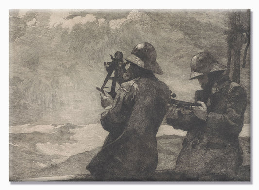 Homer Eight Bells Etching 2.5 x 3.5 Magnet