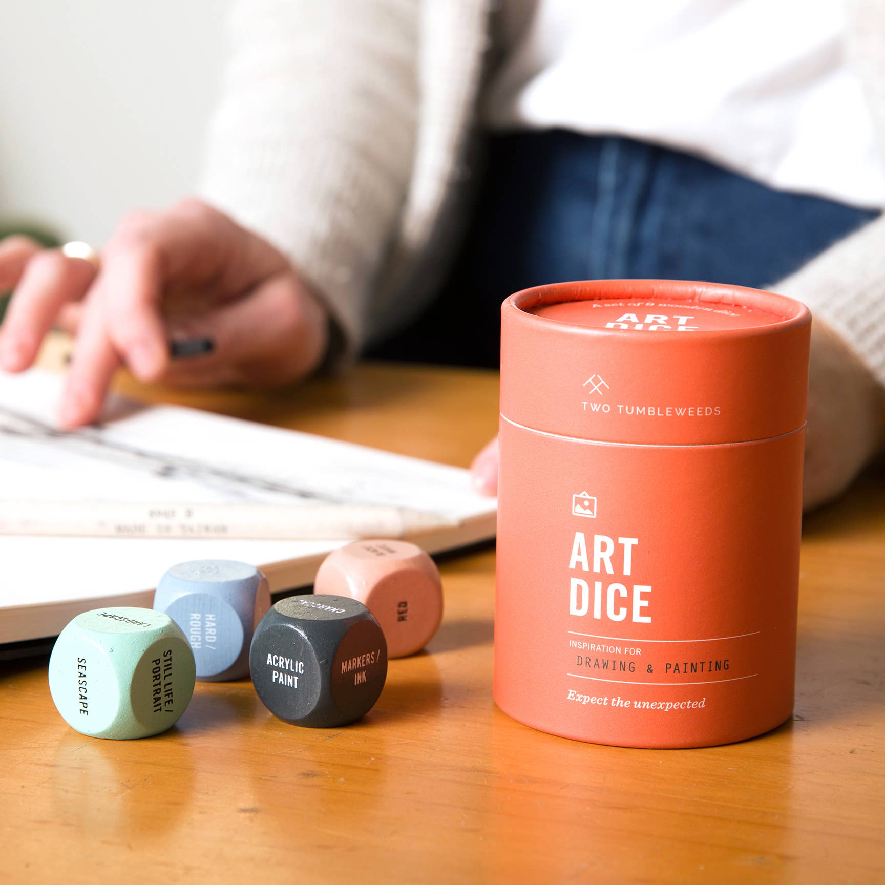 Two Tumbleweeds - Art Dice - Inspiration for Drawing & Painting - PMA Store at the Portland Museum of Art, Maine