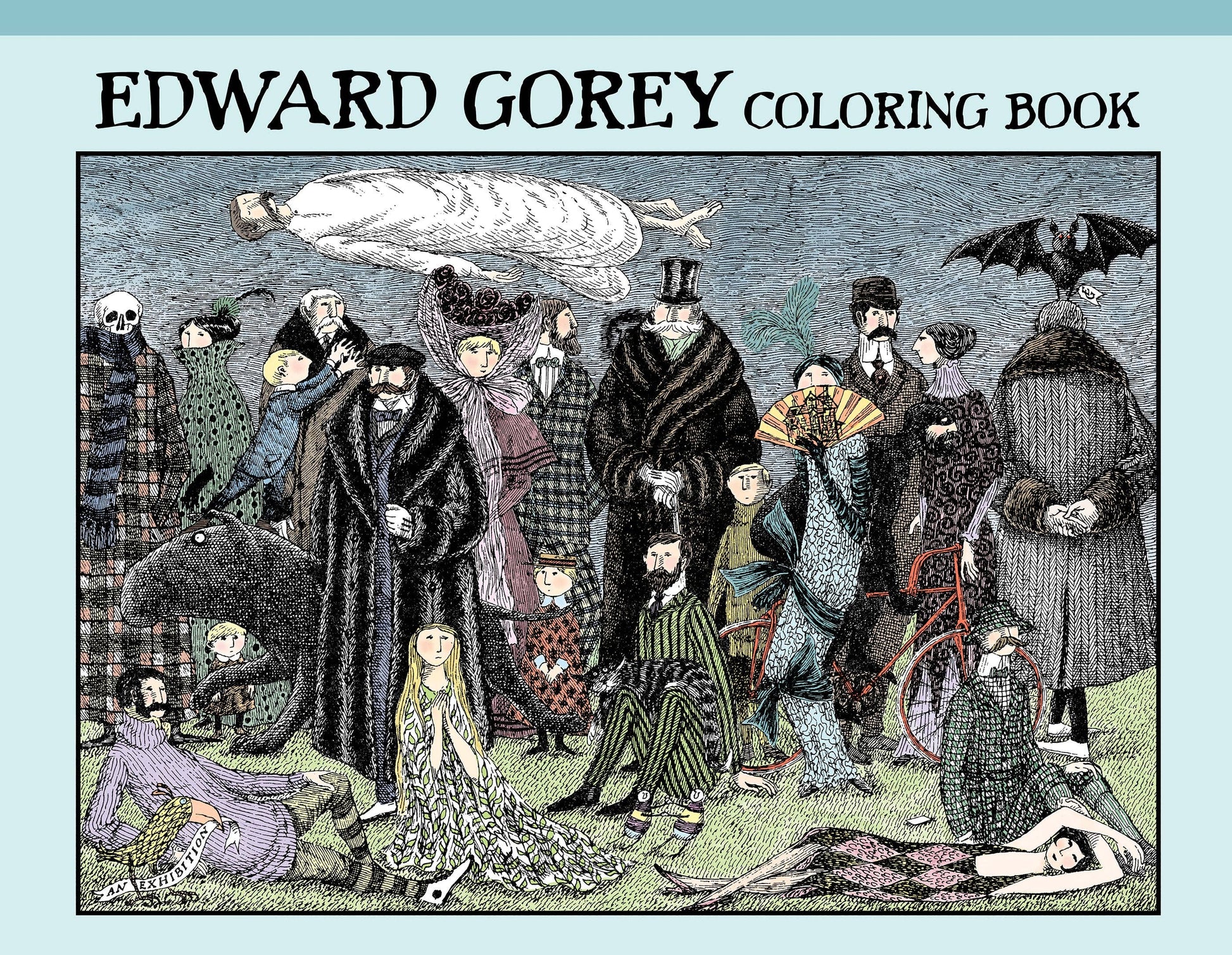 Pomegranate - Edward Gorey Coloring Book - PMA Store at the Portland Museum of Art, Maine