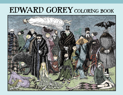 Pomegranate - Edward Gorey Coloring Book - PMA Store at the Portland Museum of Art, Maine
