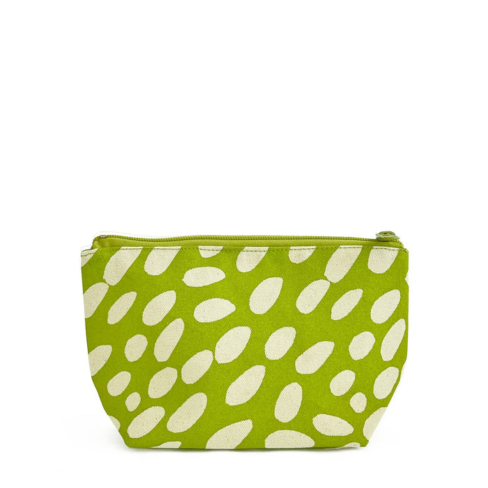 See Design - Travel Pouch Small: Big Smudge Dot Green/Aqua