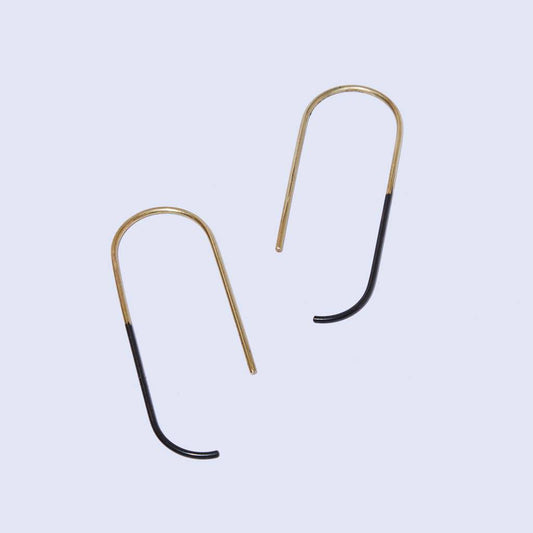 MULXIPLY - Loop Hook Statement Earrings - Ombre - PMA Store at the Portland Museum of Art, Maine