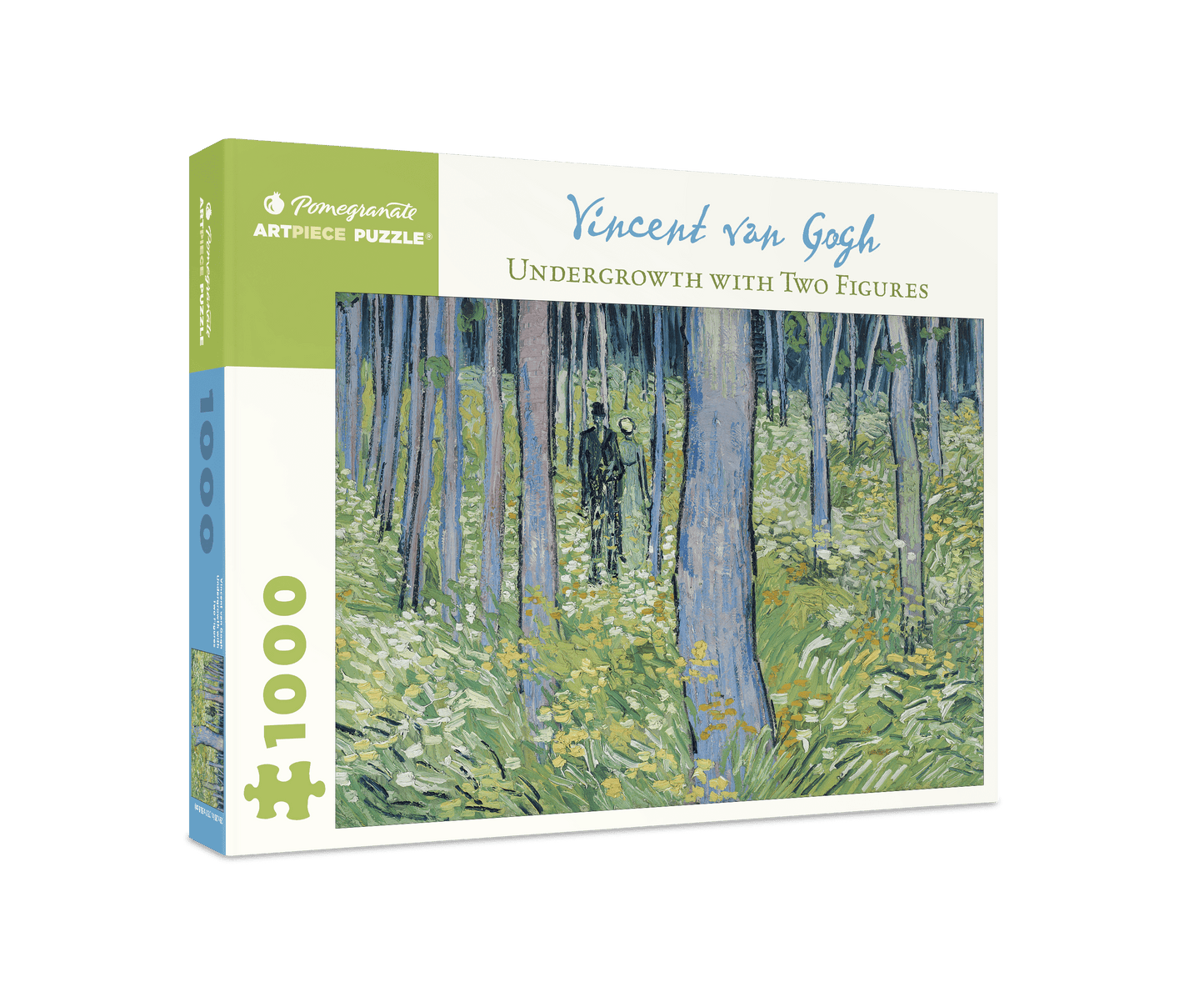 Pomegranate - Vincent van Gogh: Undergrowth with Two Figures 1000-Piece Jigsaw Puzzle - PMA Store at the Portland Museum of Art, Maine