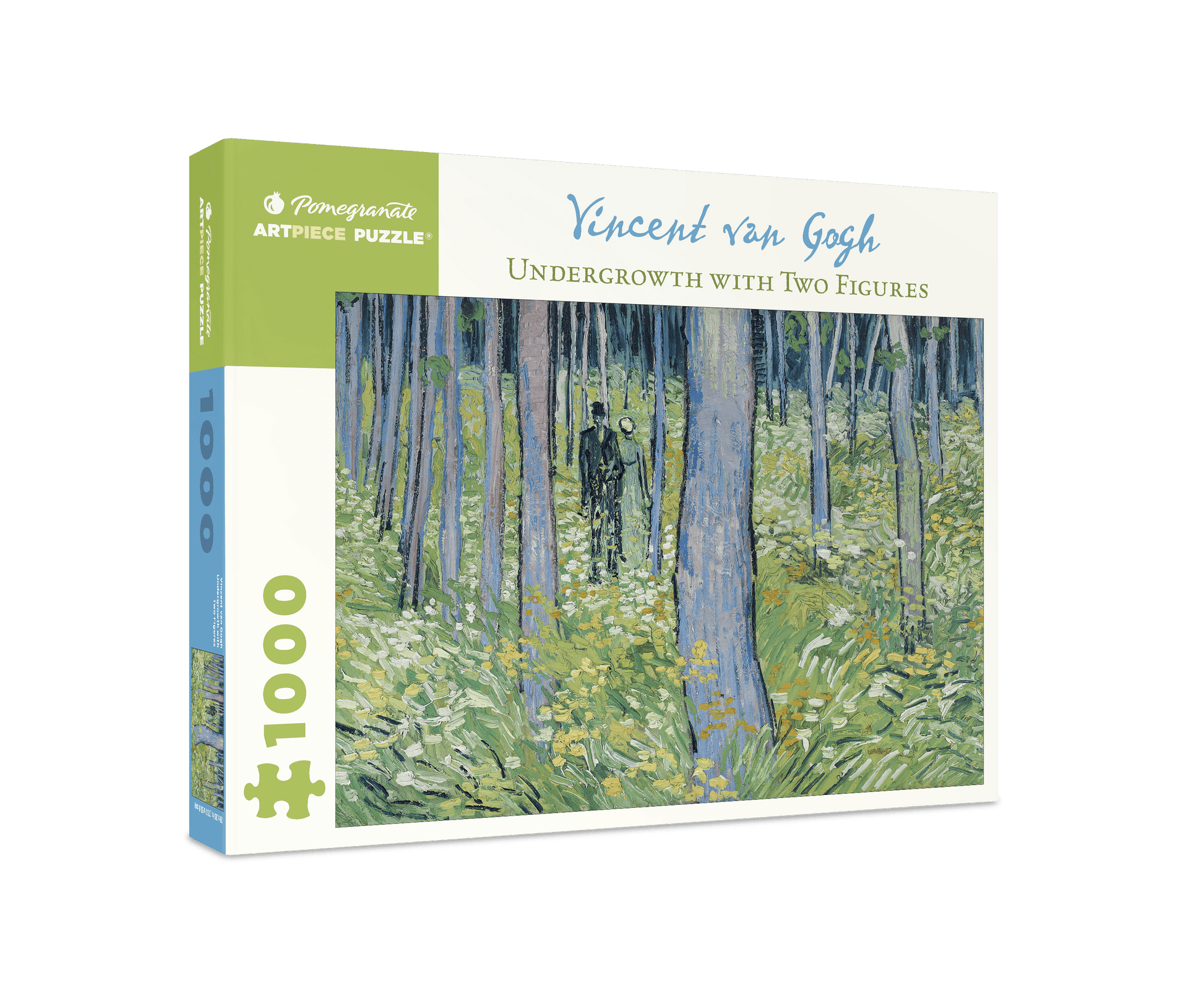 Pomegranate - Vincent van Gogh: Undergrowth with Two Figures 1000-Piece Jigsaw Puzzle - PMA Store at the Portland Museum of Art, Maine