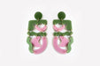Ecoresin Squiggle Mania Earrings: Nude Solar - PMA Store at the Portland Museum of Art, Maine
