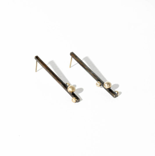 MULXIPLY - Rain Earrings | Mixed Metals - PMA Store at the Portland Museum of Art, Maine