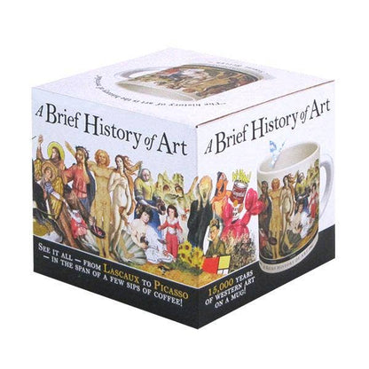 Unemployed Philosophers Guild - Brief History of Art Coffee Mug - PMA Store at the Portland Museum of Art, Maine