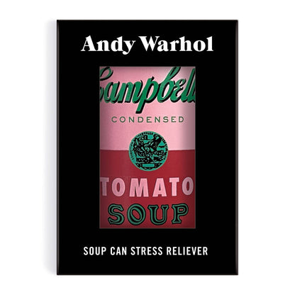 Chronicle Books - Warhol Soup Can Stress Reliever - PMA Store at the Portland Museum of Art, Maine