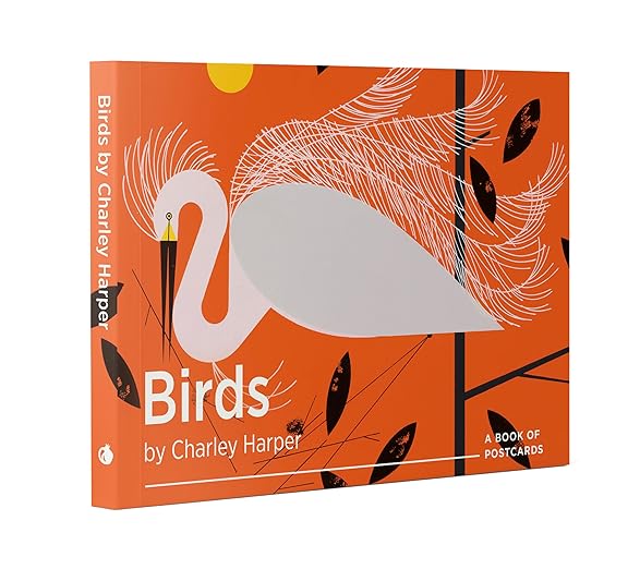 Pomegranate - Birds by Charley Harper Book of Postcards - PMA Store at the Portland Museum of Art, Maine
