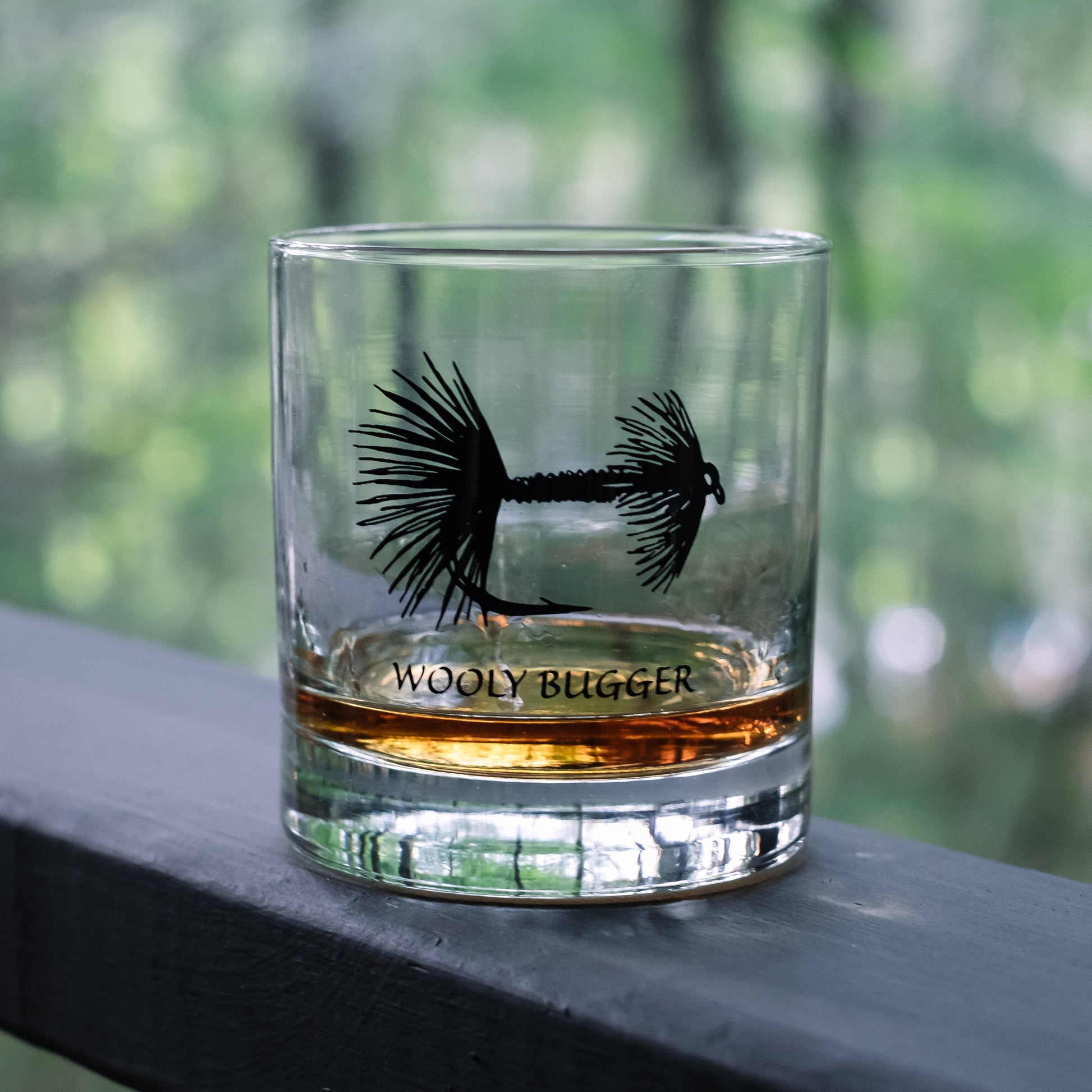 Vital Industries - Fly Fishing Rocks Glass: Assorted (not available for custom) - PMA Store at the Portland Museum of Art, Maine